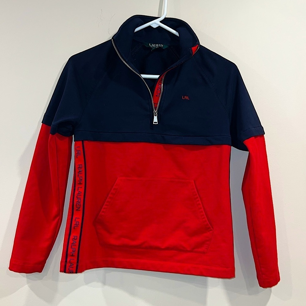 🔥Ralph Lauren women’s Red and Black Sweatshirt 🔥